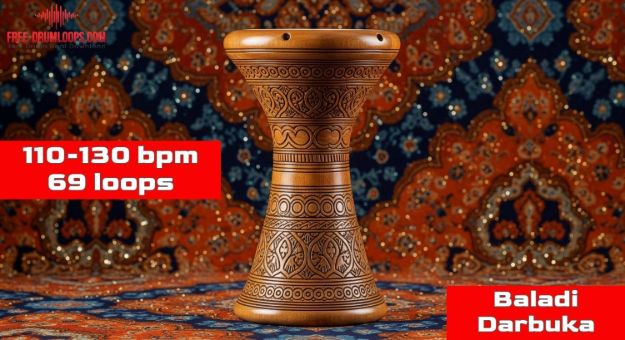 Picture of only baladi darbuka (69 loops)